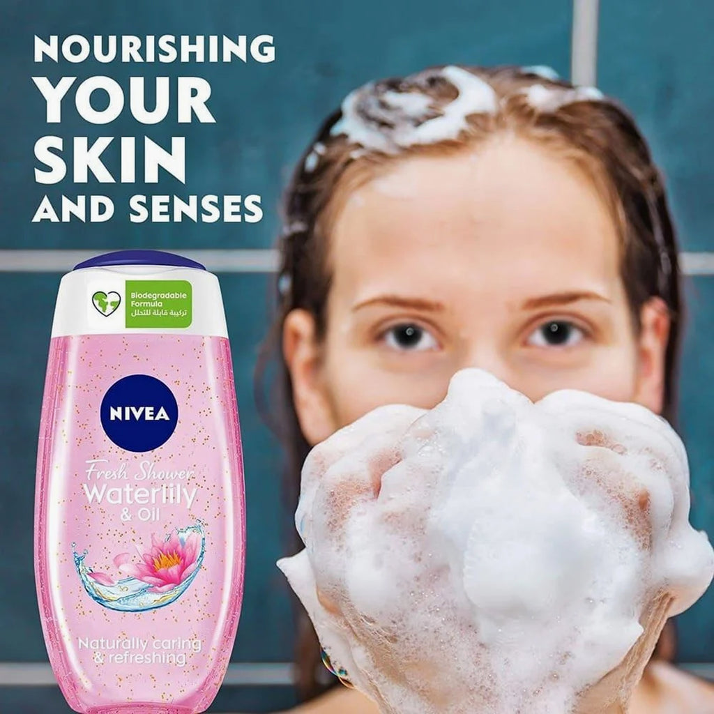 Nivea Fresh Water Lily & Oil Shower Gel 250ml