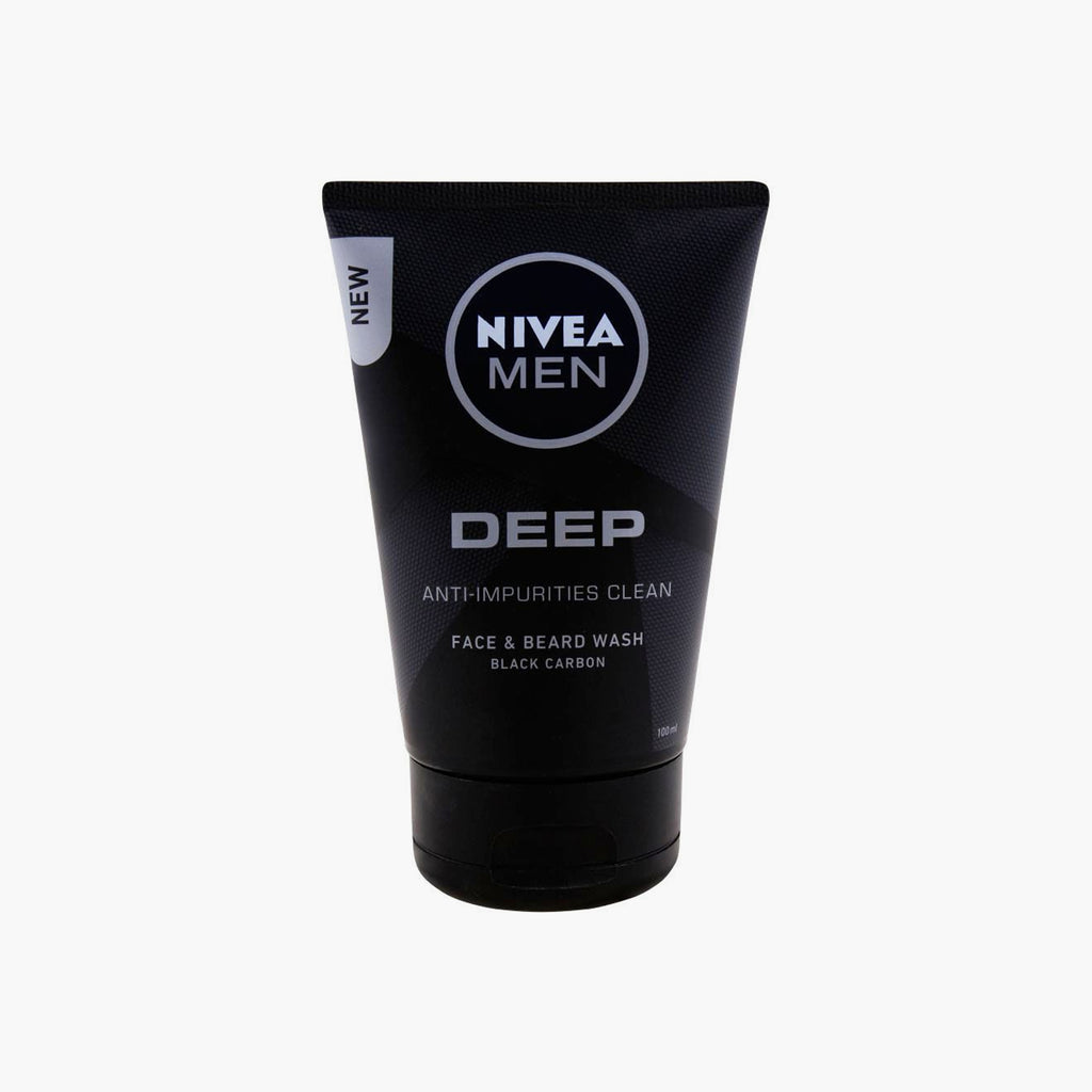 Nivea Men Deep Clean Face & Beard Wash 100ml