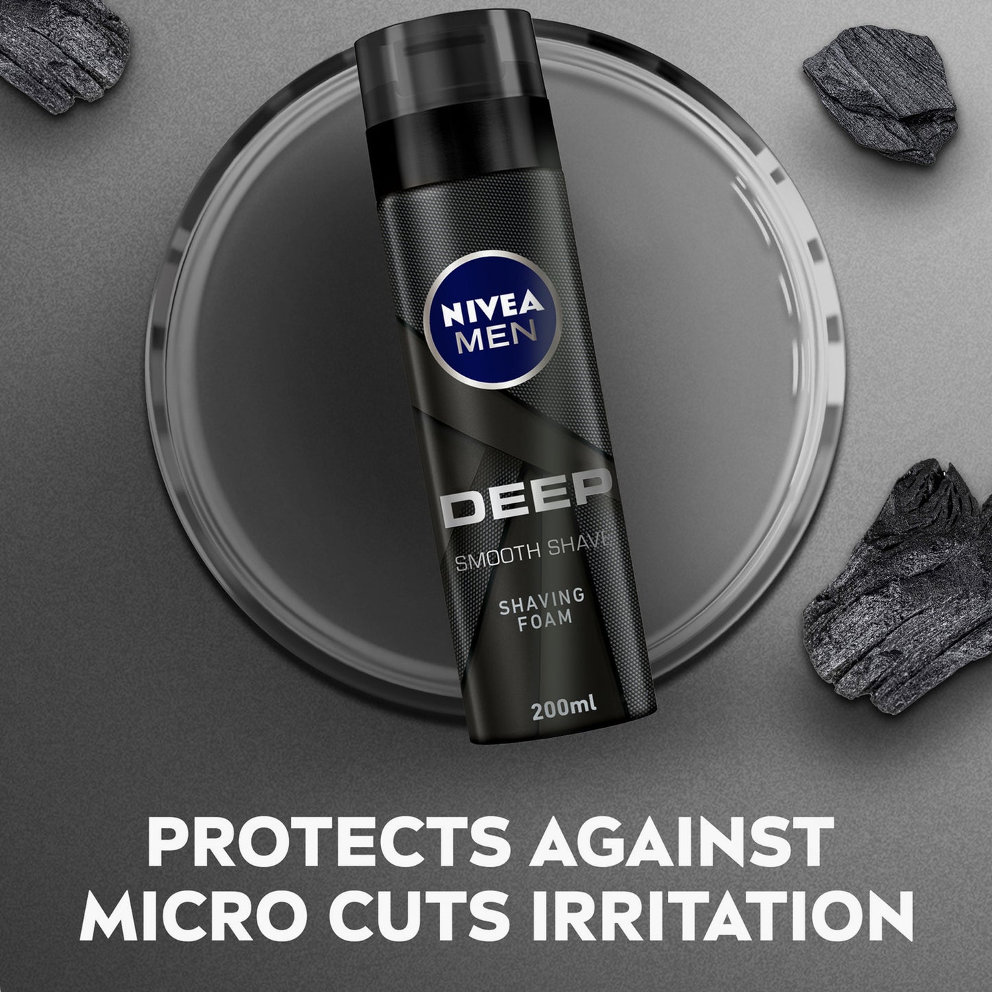 Nivea Men Deep Smooth Shave Shaving Foam 200ml
