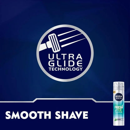 Nivea Men Fresh Kick Shaving Gel 200ml