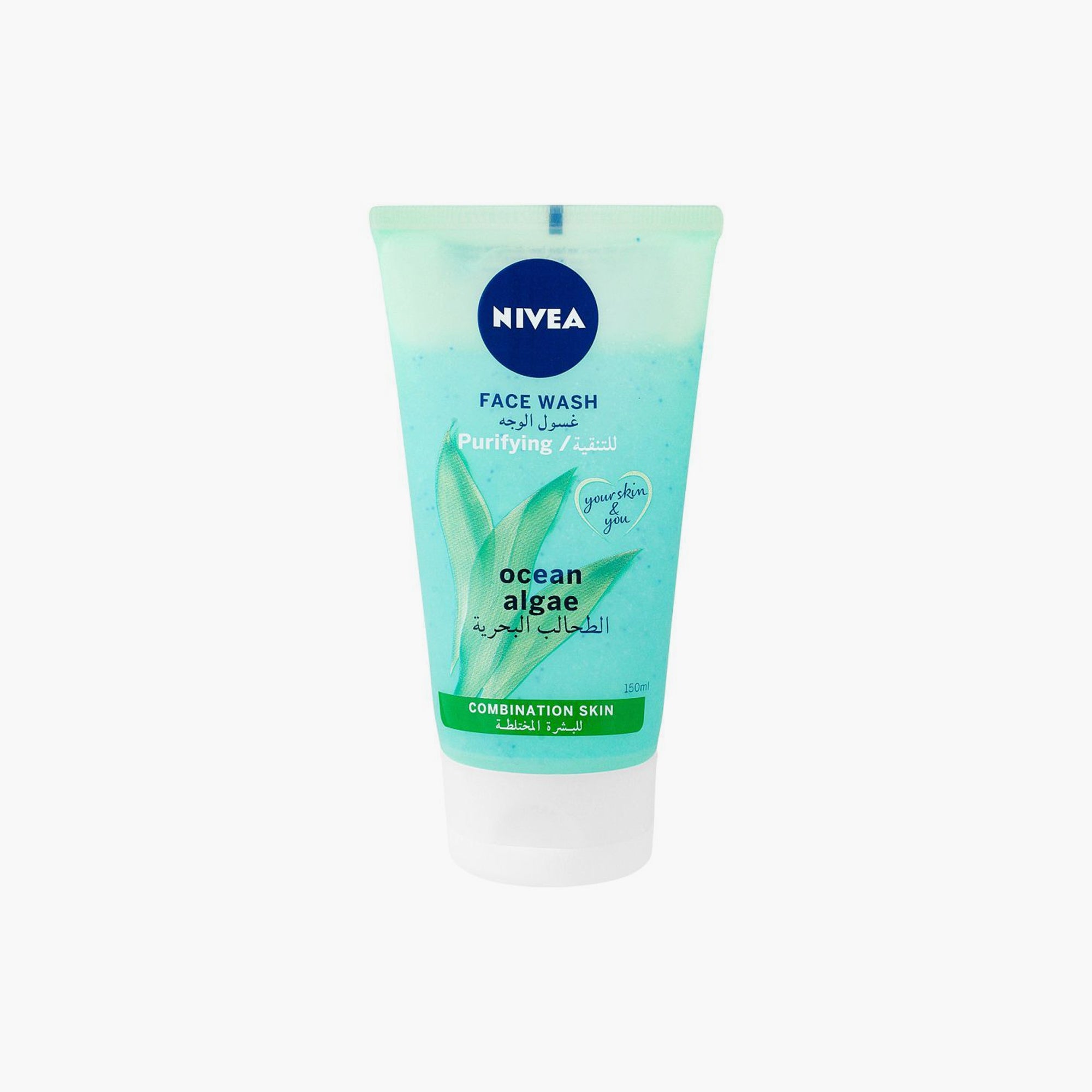 Nivea Purifying Face Wash Ocean Algae Combination Skin 150ml