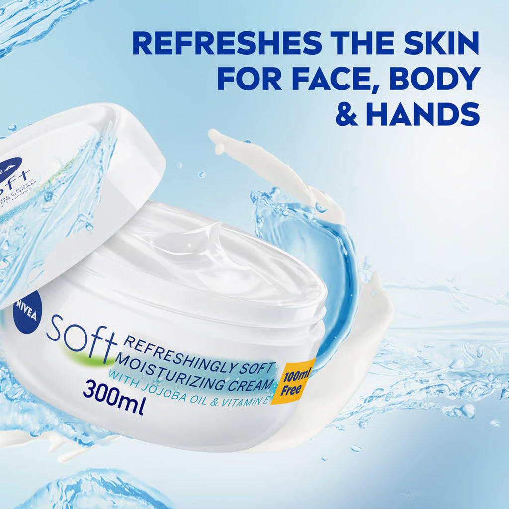 Nivea Refreshingly Soft Moisturizing Cream 300ml