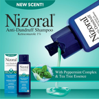 Nizoral Anti Dandruff Shampoo with 1% Ketoconazole & Peppermint Scent