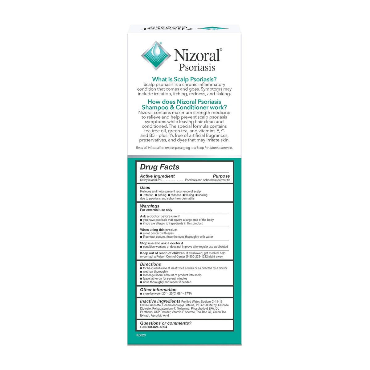 Nizoral Psoriasis 3% Salicylic Acid Shampoo & Conditioner