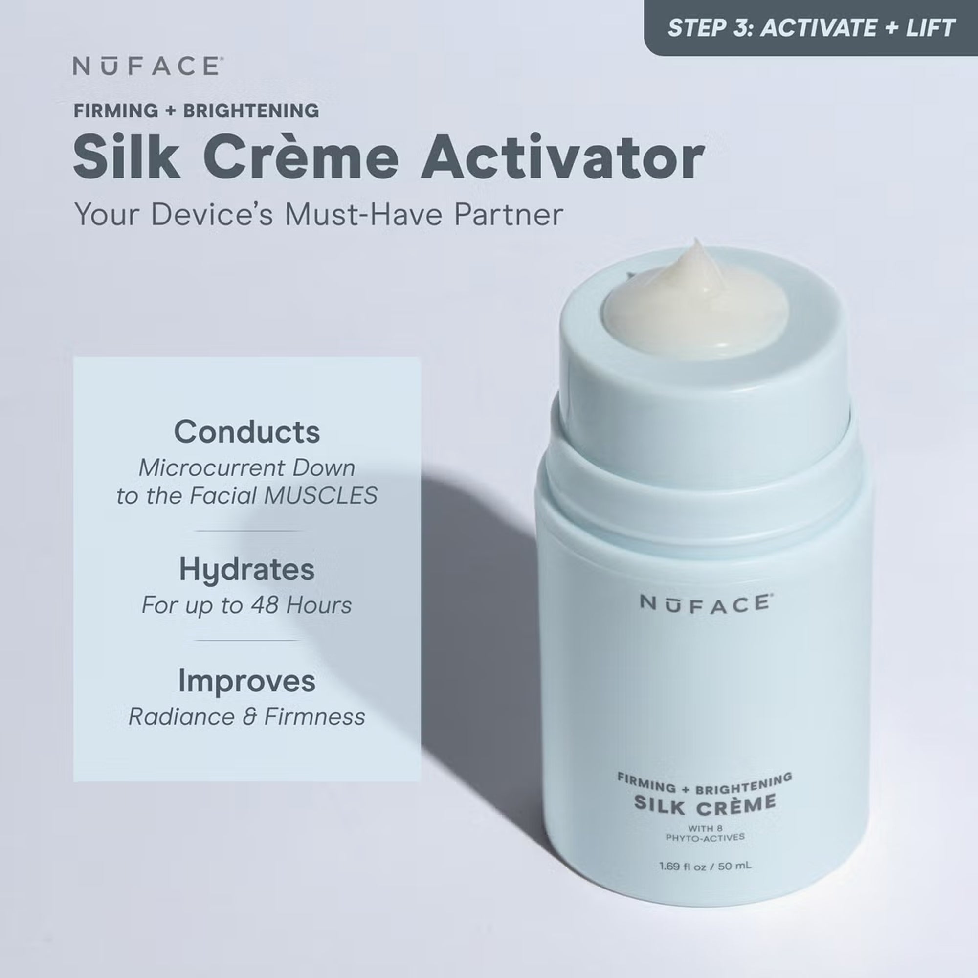 NuFACE Firming + Brightening Silk Creme 97.6ml