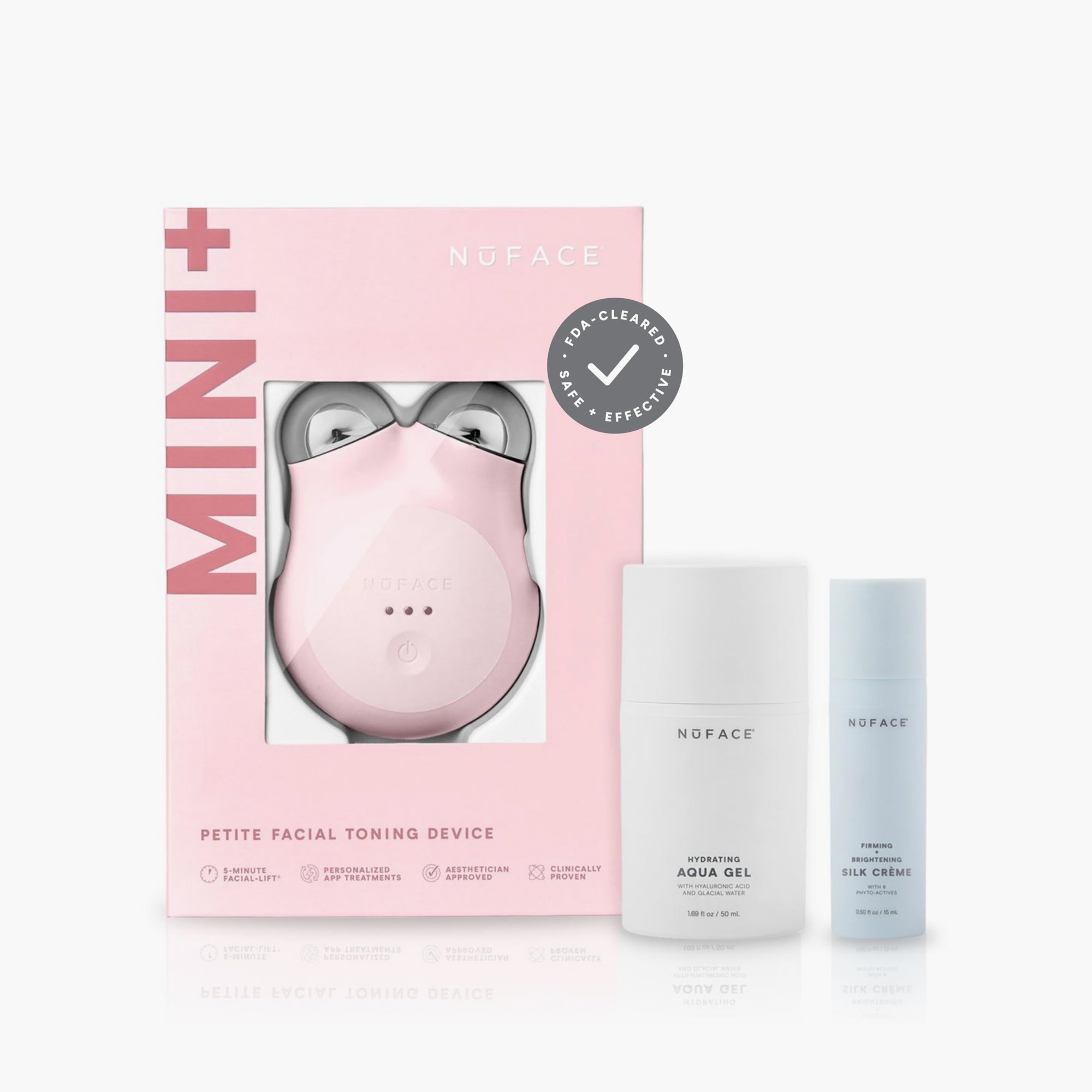 NuFACE Mini+ Starter Kit Sandy Rose