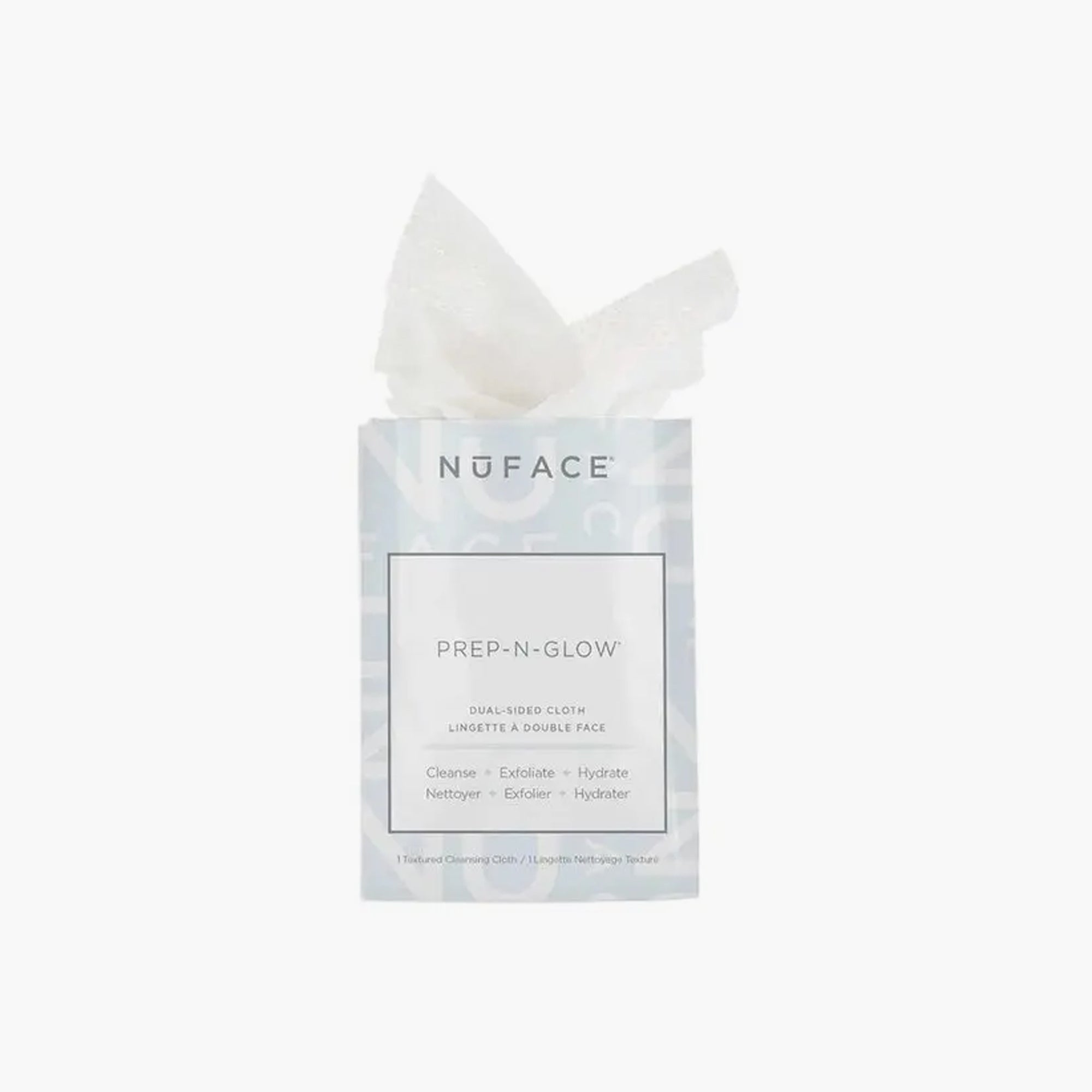 NuFACE Prep-N-Glow Cleansing Cloth 5 Piece