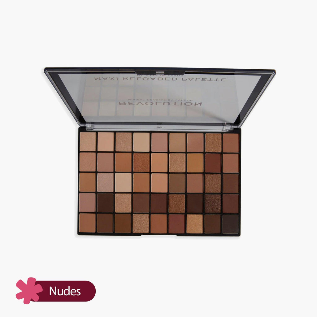 Revolution Maxi Reloaded Eyeshadow Palette Nudes 60.8gm