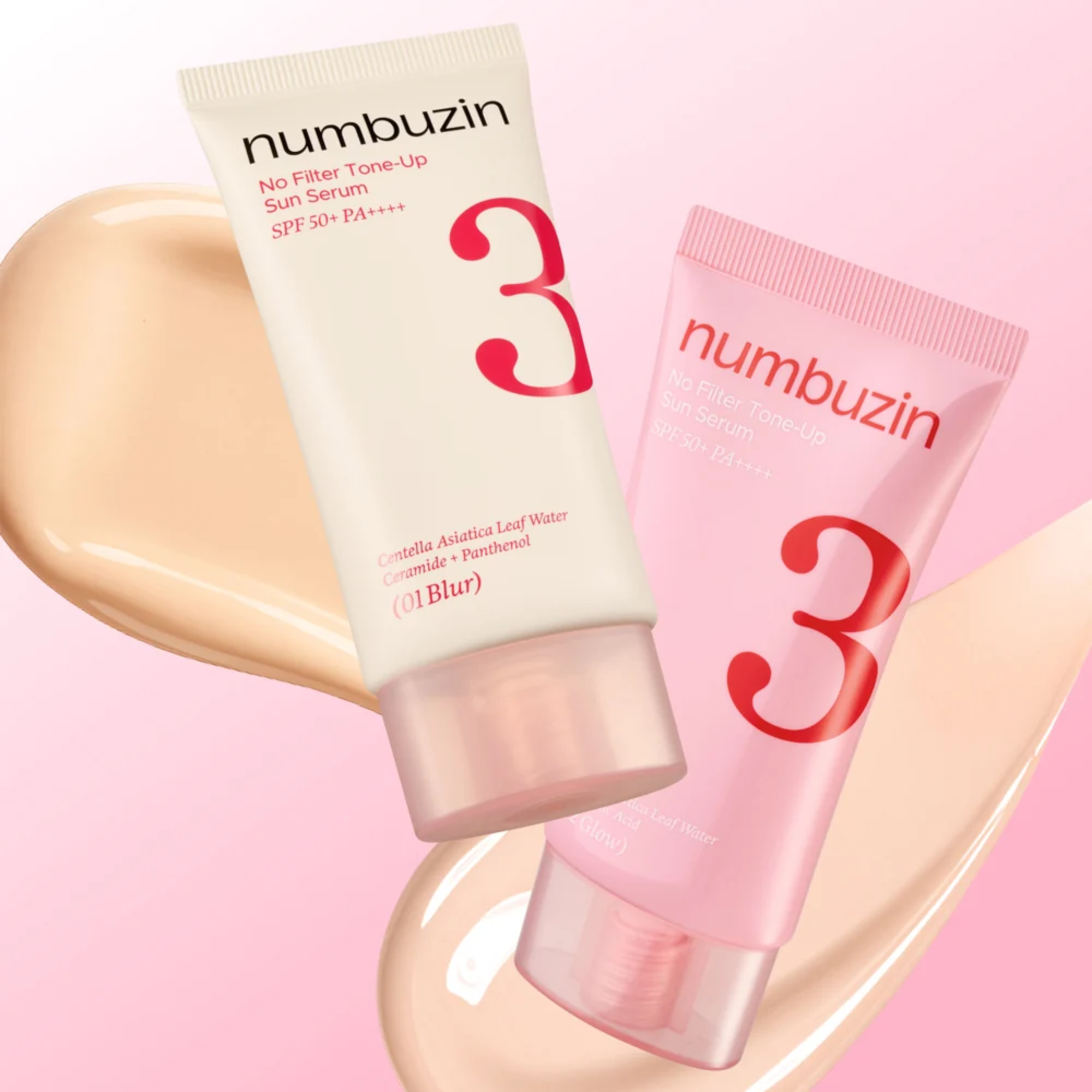 Numbuzin No.3 No Filter Tone Up Sun Serum SPF50+ PA++++ 50ml