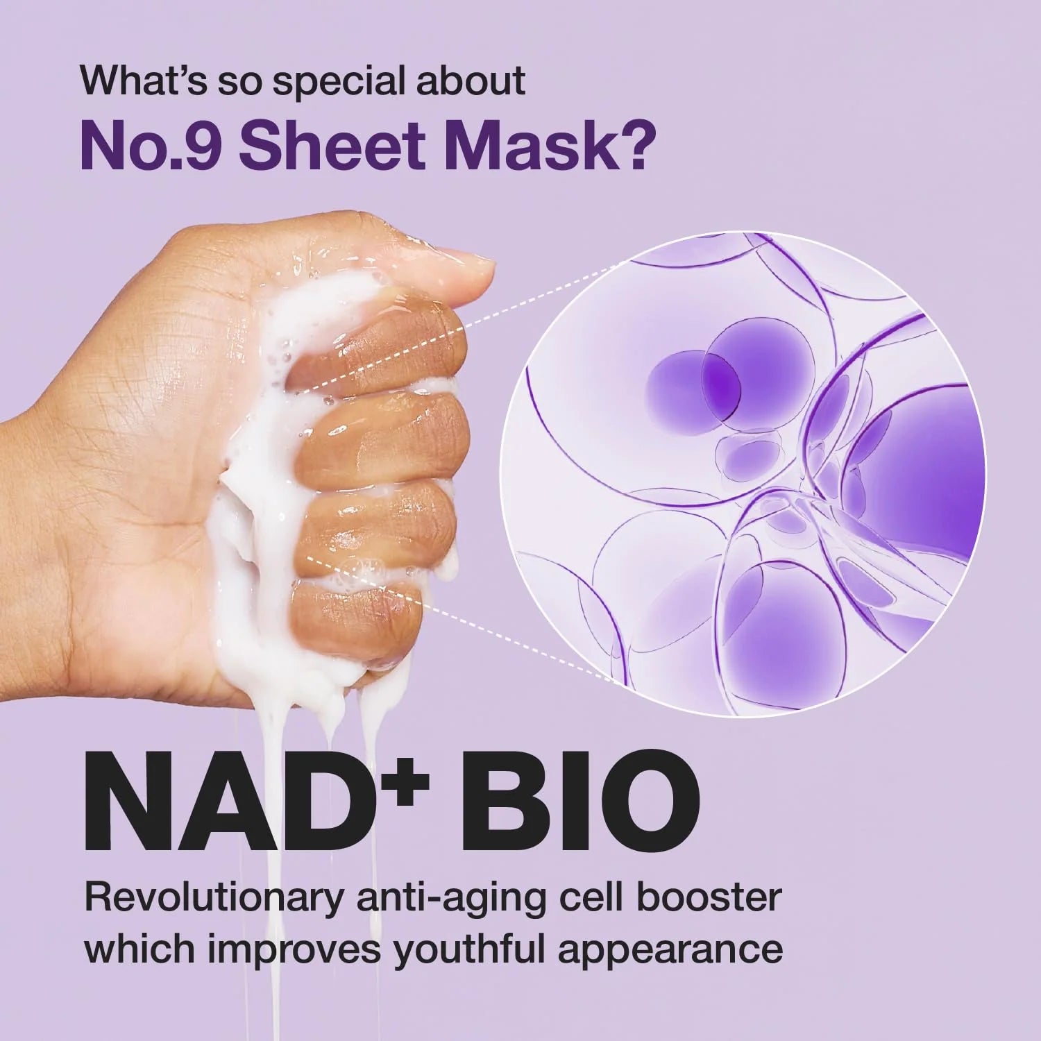 Numbuzin No.9 NAD+ Bio Lifting-Sil Full Face Mask 1 Piece