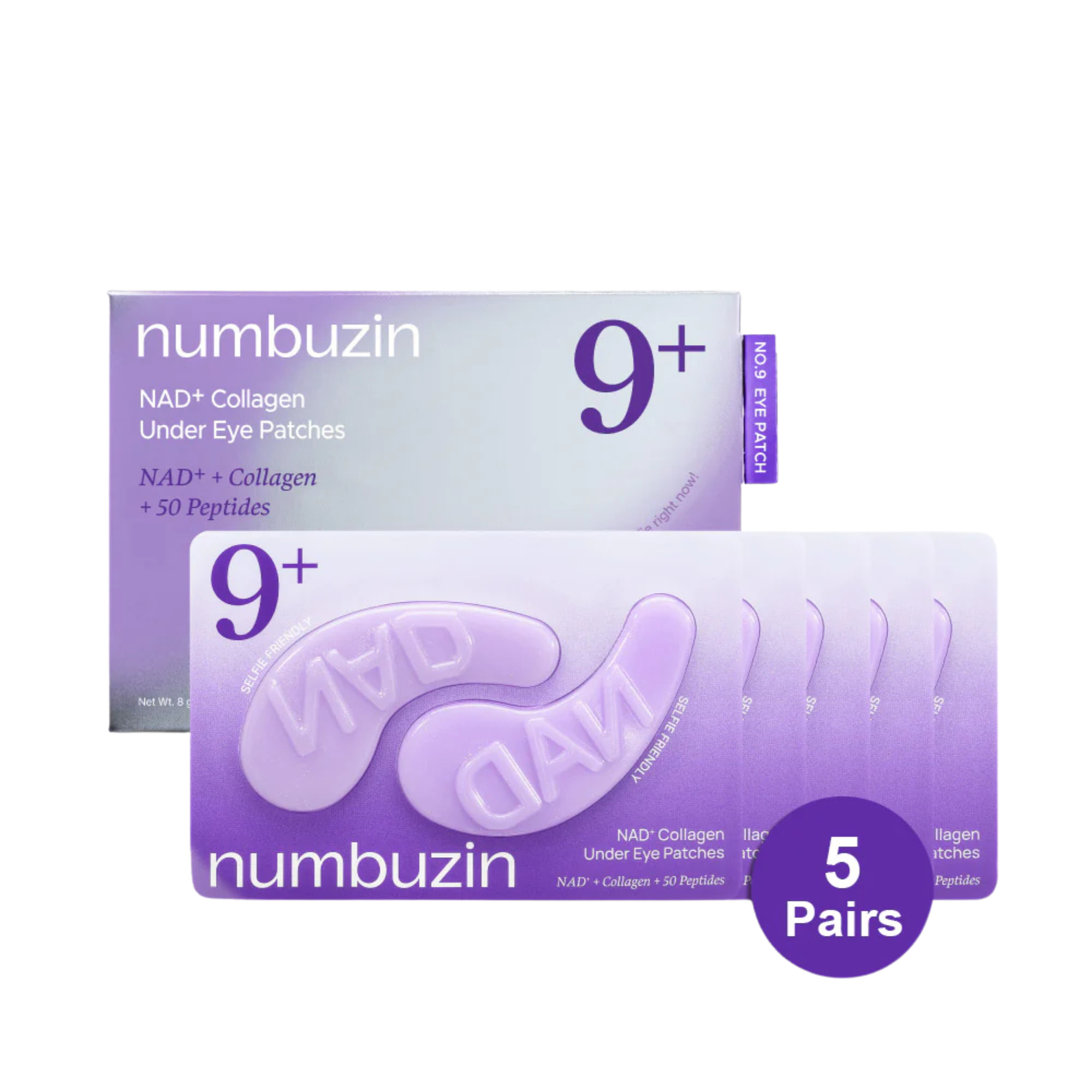 Numbuzin No.9 NMN + Collagen + 50 Peptides Under Eye Patches in Pakistan