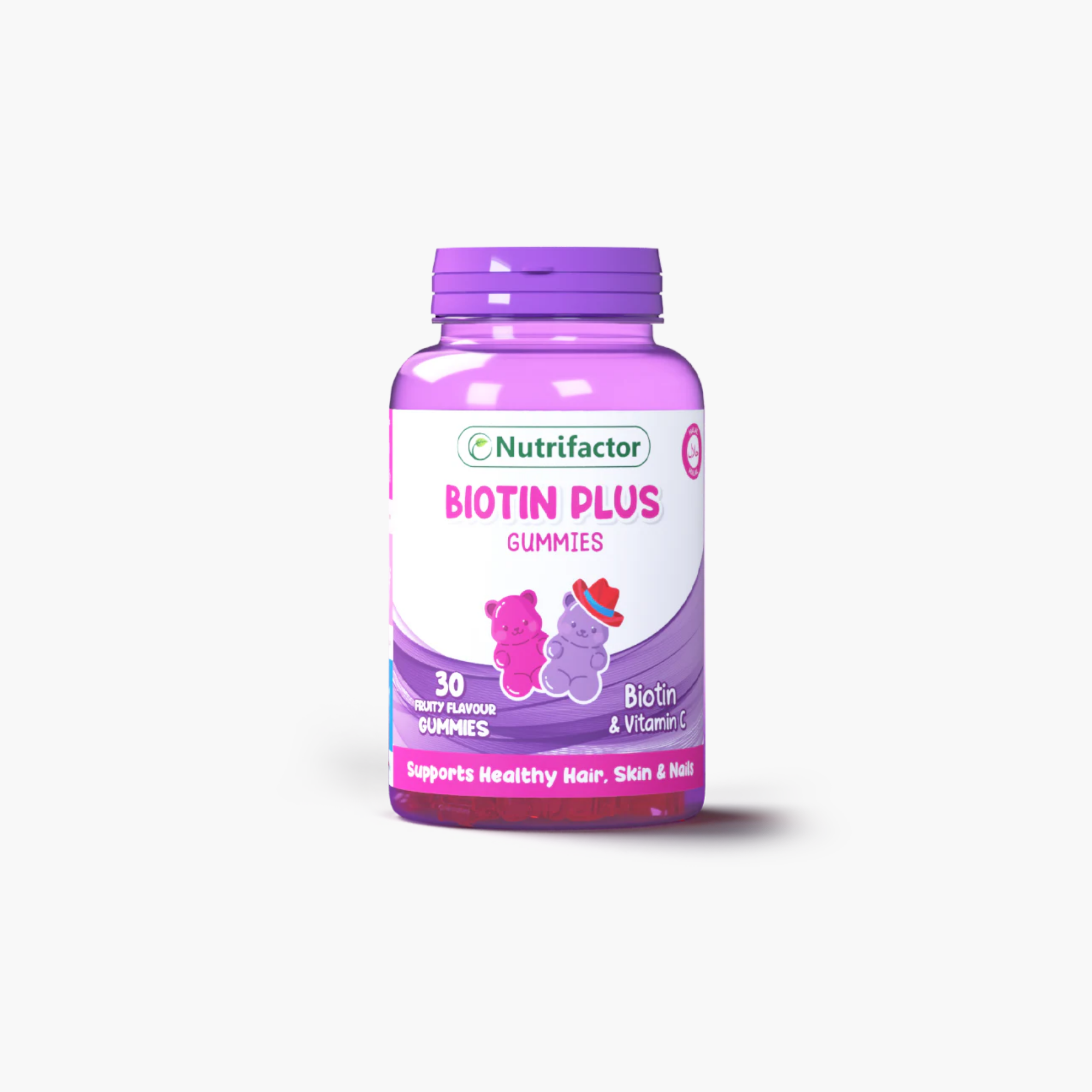 Nutrifactor Biotin Plus Fruity Flavour 30 Gummies