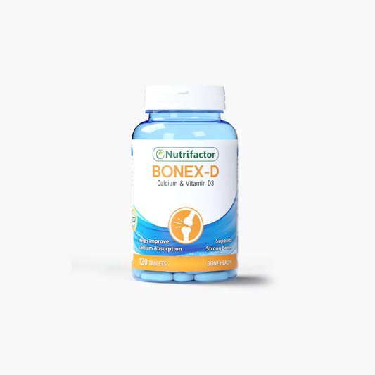 Nutrifactor Bonex-D Calcium & Vitamin D3 Supplements 120 Tablets