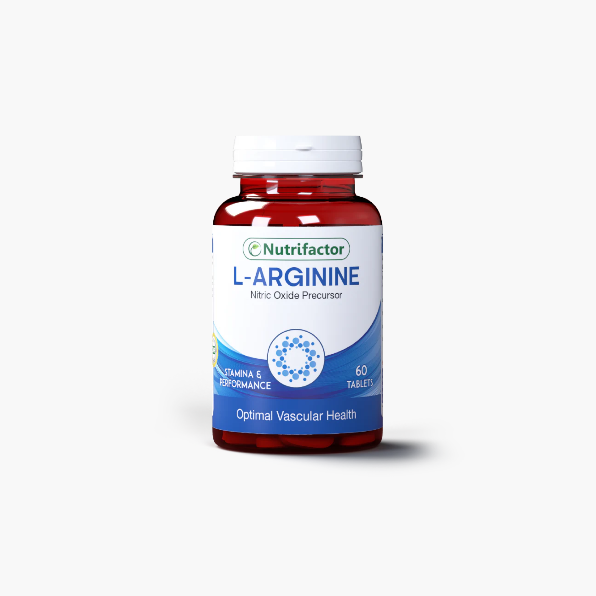 Nutrifactor L-Arginine Nitric Oxide Precursor Supplements 60 Tablets