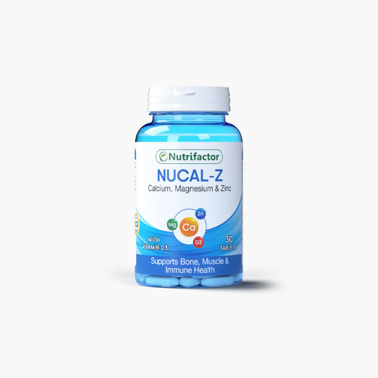 Nutrifactor Nucal-Z Calcium, Magnesium & Zinc Supplements 30 Tablets