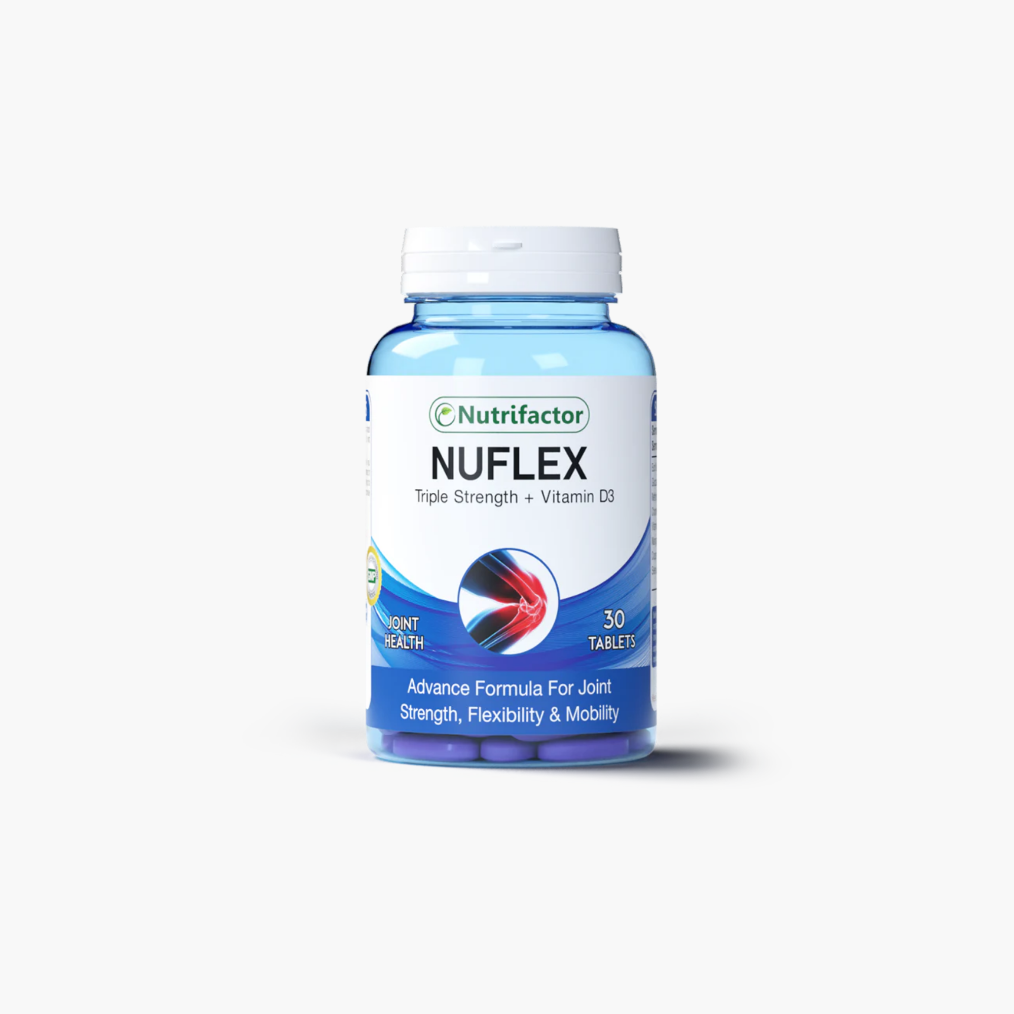 Nutrifactor Nuflex Triple Strength + Vitamin D3 Supplements 30 Tablets