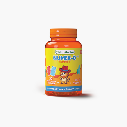 Nutrifactor Numex-D Vitamin D3 400 IU Fruity Flavour 30 Gummies