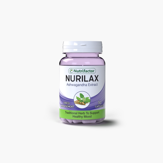 Nutrifactor Nurilax Ashwagandha Extract Supplemnts 30 Capsules