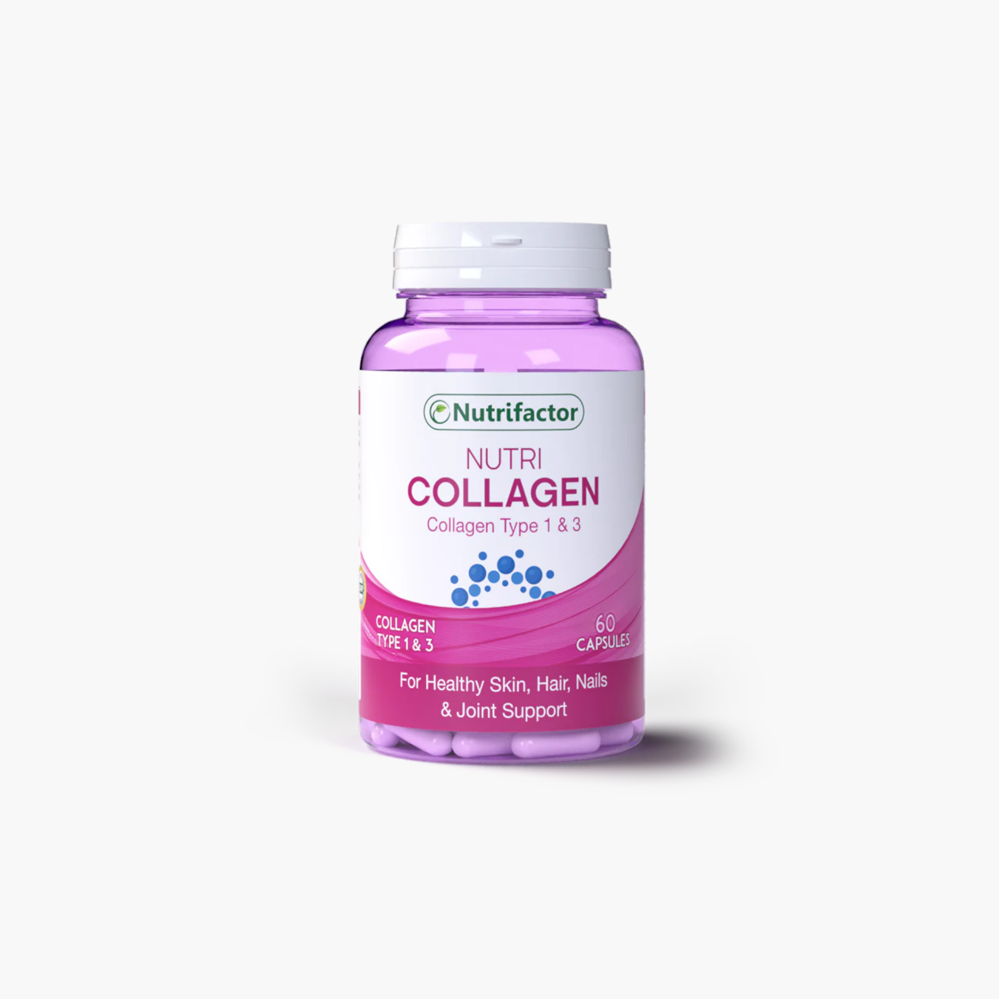 Nutrifactor Nutri Collagen Type 1 & 3 Supplements 60 Capsules