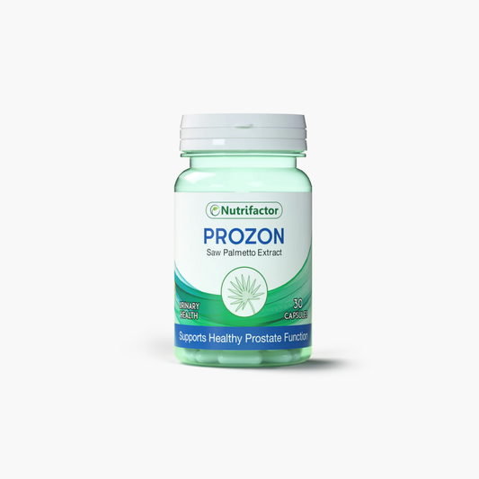 Nutrifactor Prozon Saw Palmetto Extract Supplements 30 Capsules