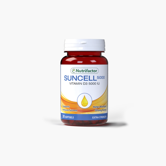 Nutrifactor Suncell Vitamin D3 5000 IU Supplements 30 Softgels
