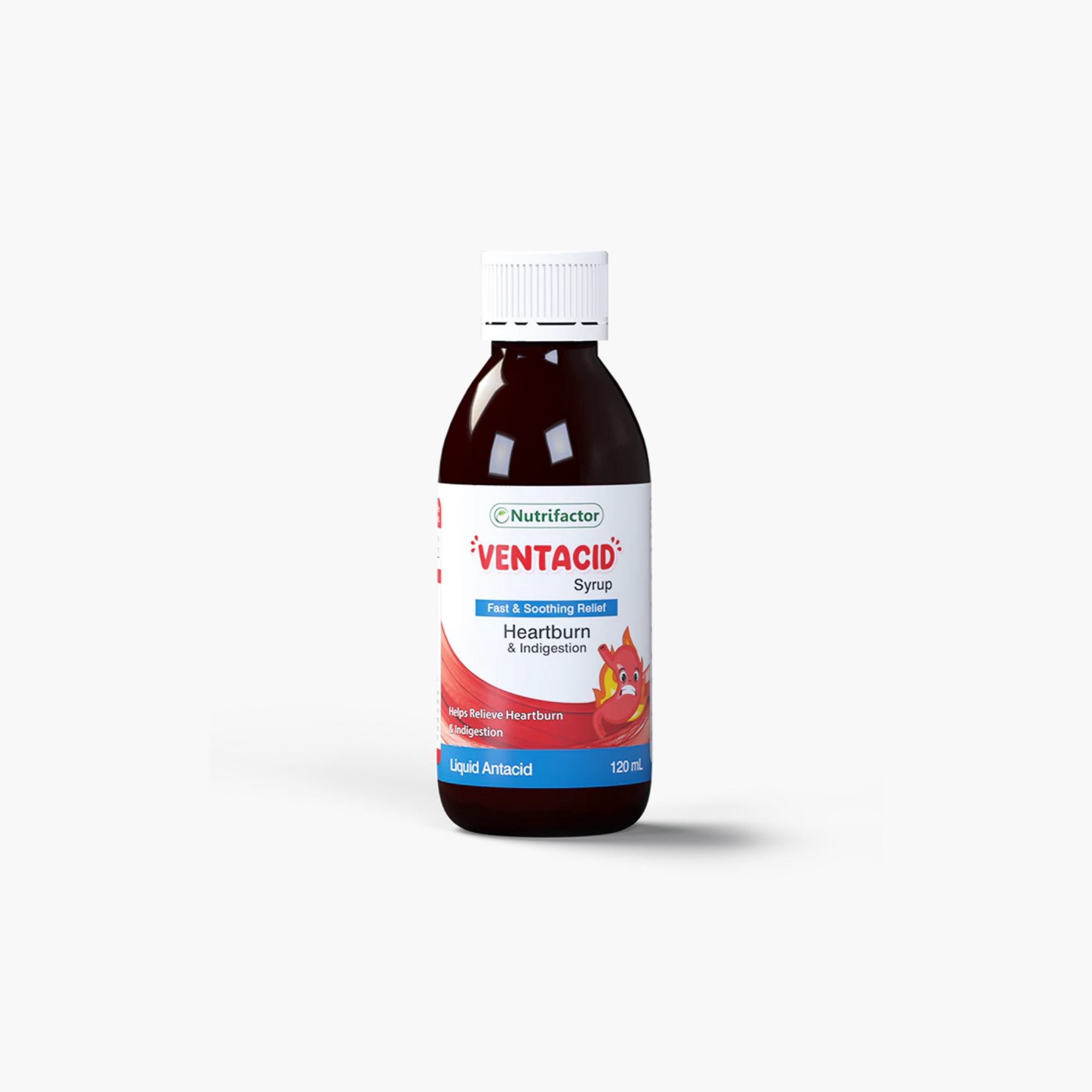 Nutrifactor Ventacid Fast & Soothing Relief Syrup 120ml