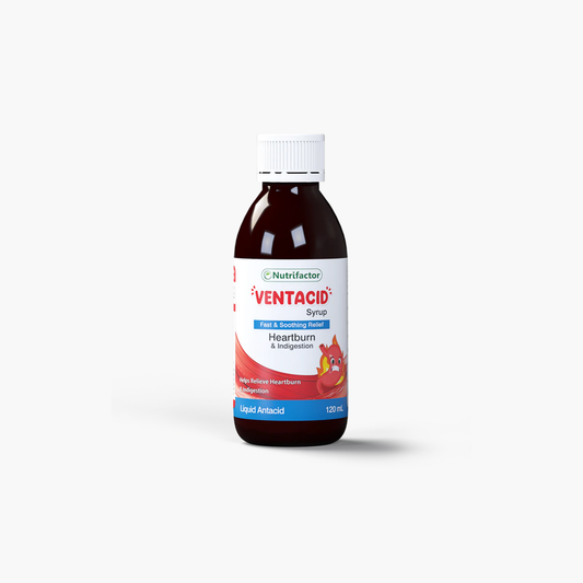 Nutrifactor Ventacid Fast & Soothing Relief Syrup 120ml