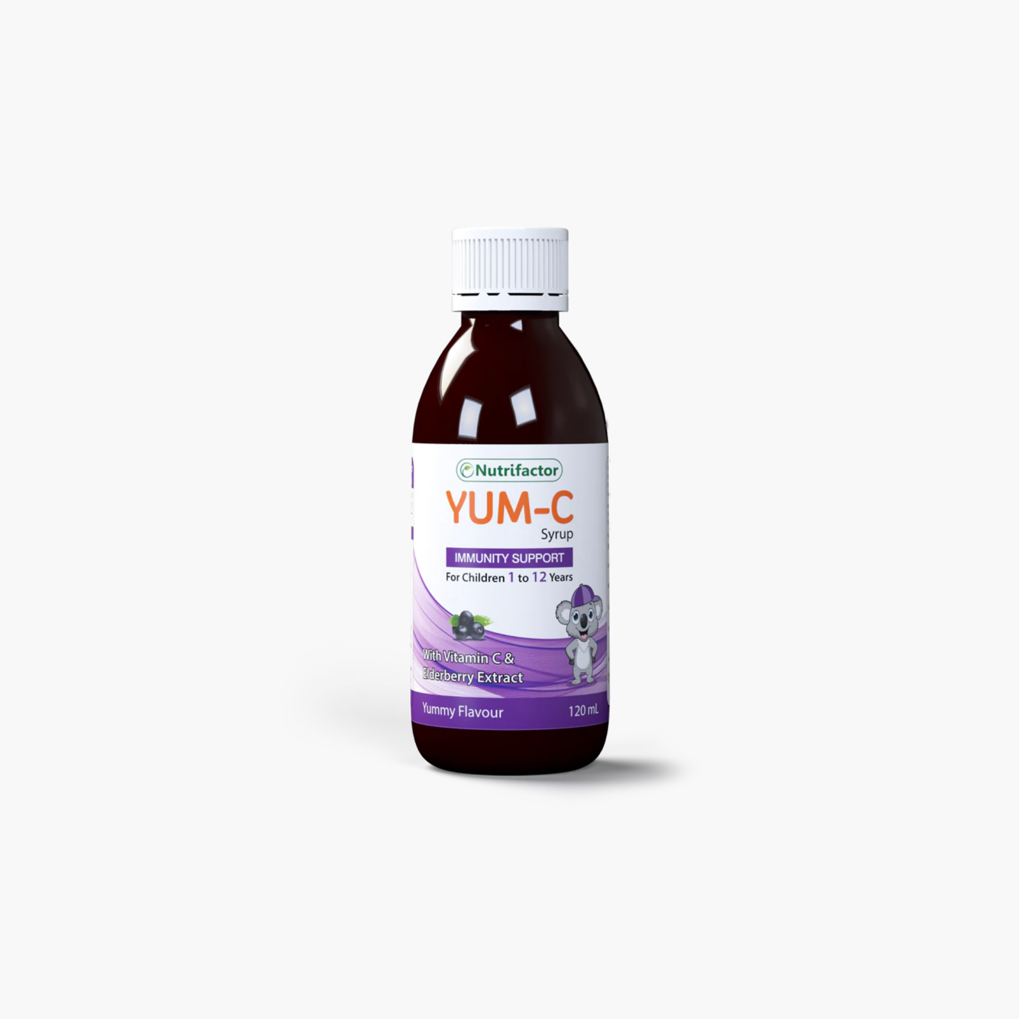 Nutrifactor Yum-C Immune Support Syrup Yummy Flavour 120ml