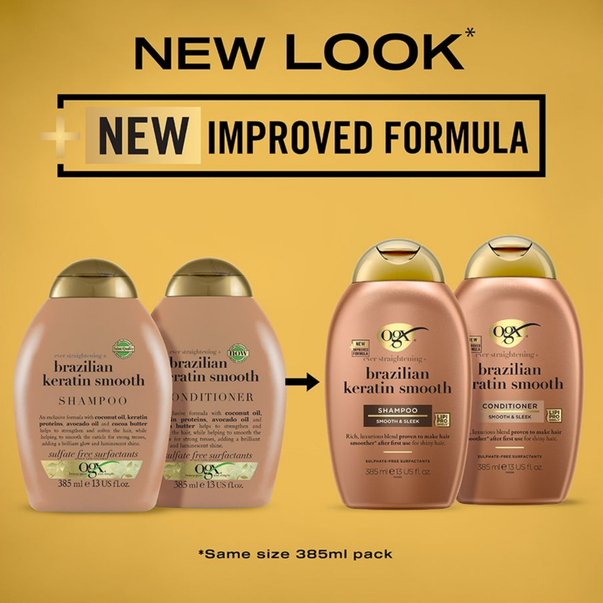 OGX Ever Straightening Brazilian Keratin Therapy Smooth & Sleek Hair Conditioner
