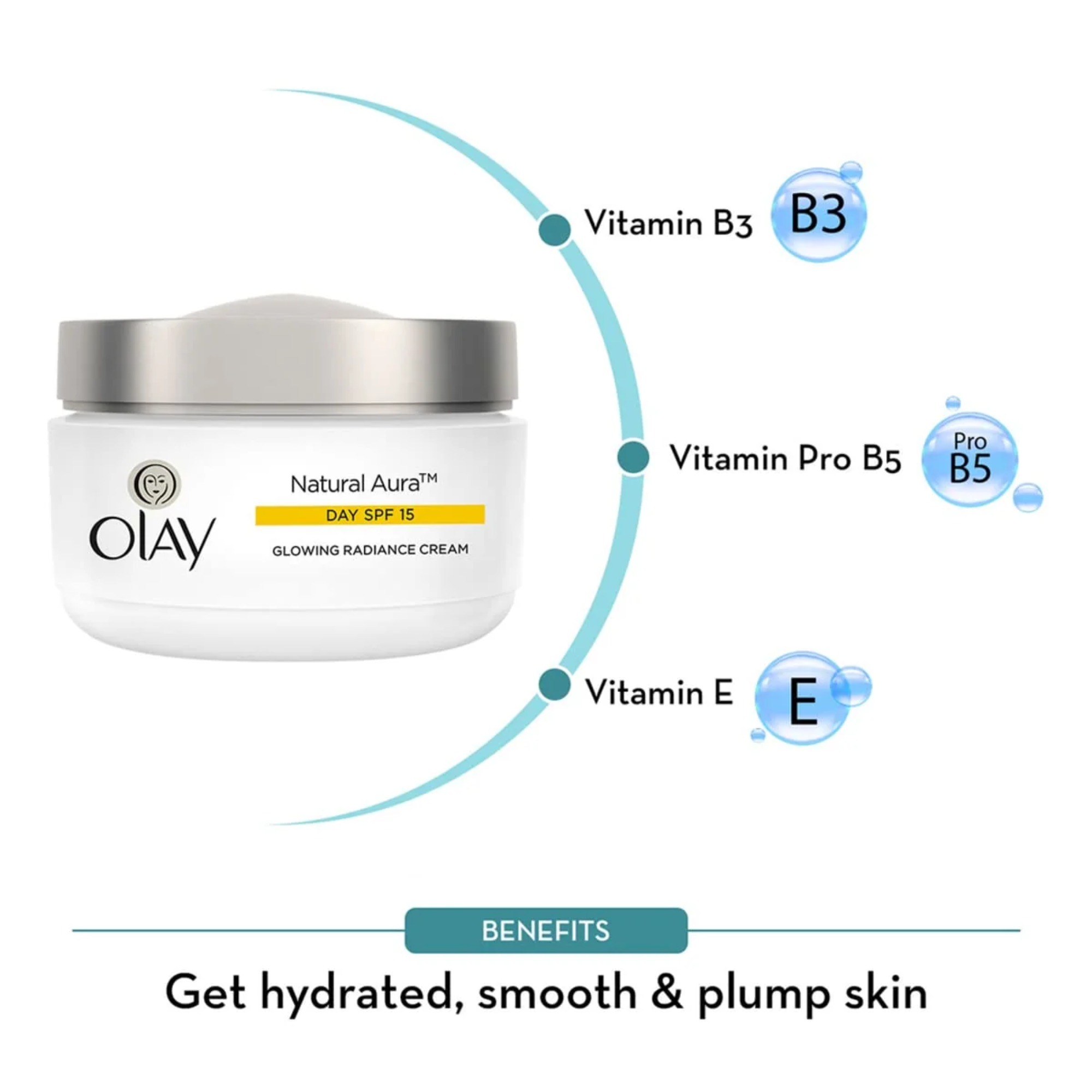 Olay Natural Aura Glowing Radiance Cream Day SPF15