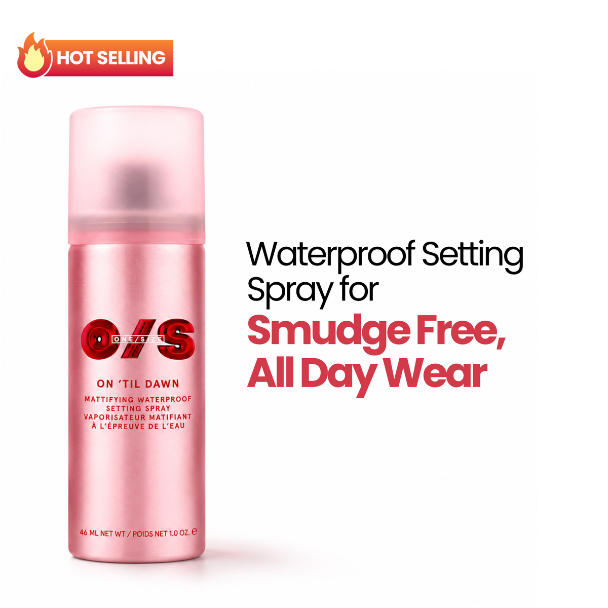 One Size On Till Dawn Mattifying Waterproof Setting Spray