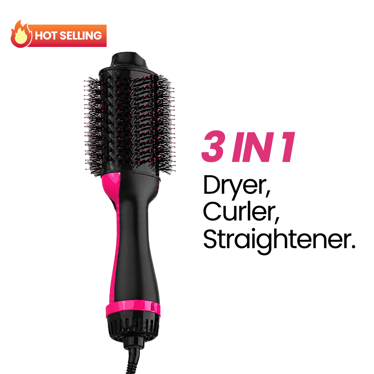 One Step Hair Brush Dryer And Styler