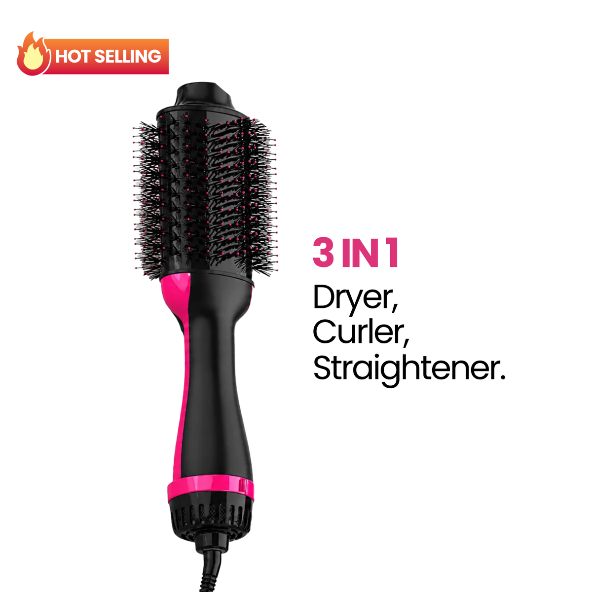 One Step Hair Brush Dryer And Styler