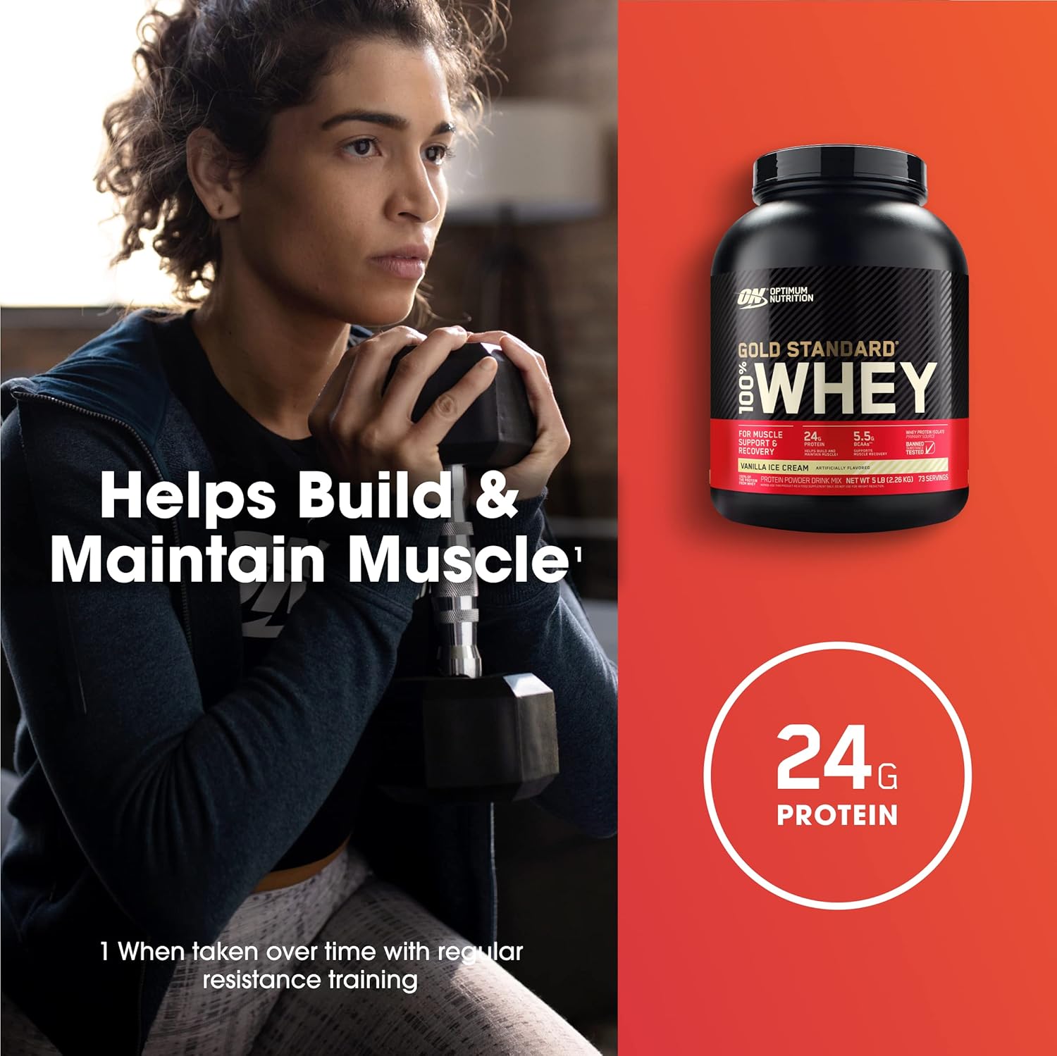 Optimum Nutrition Gold Standard 100% Whey Protein Powder in Pakistan