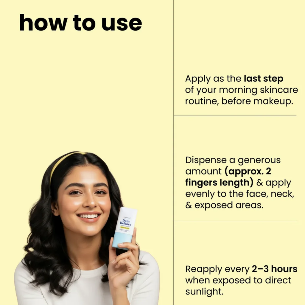 Organic Lab Daily Defence Hybrid Sunscreen SPF50 PA+++ 50ml