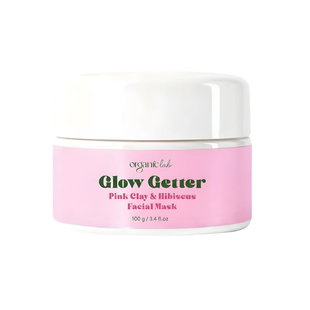 Organic Lab Glow Getter Pink Clay & Hibiscus Facial Mask 100gm