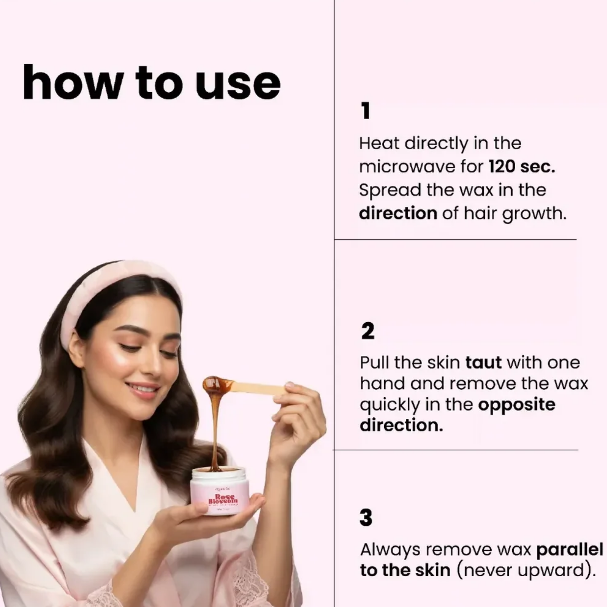 Organic Lab Rose Blossom Body Waxing Kit