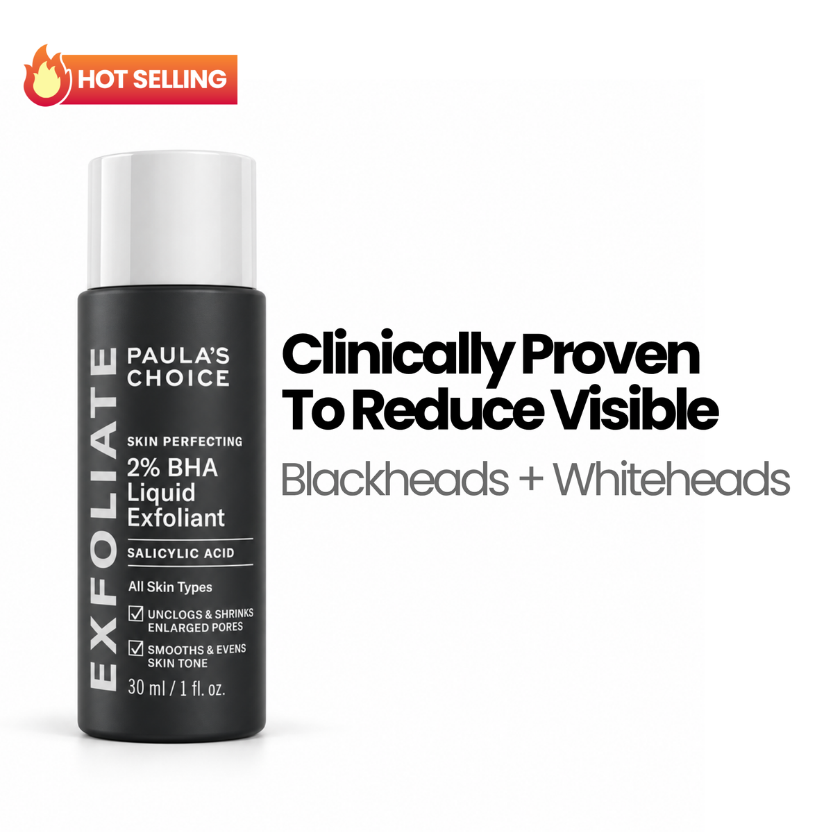 PC Skin Perfecting 2% BHA Liquid Exfoliant