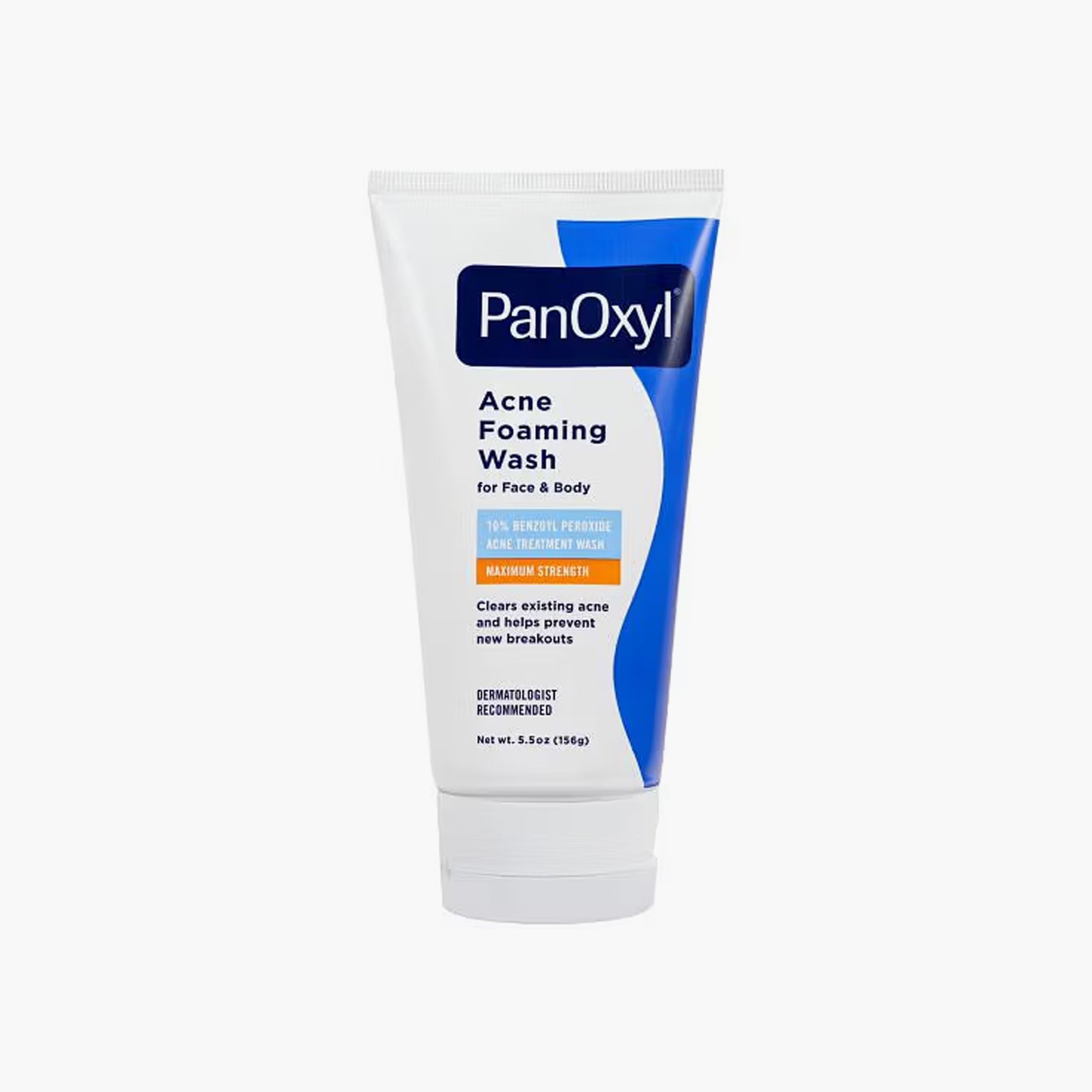 PanOxyl Acne Foaming Wash Benzoyl Peroxide 10% Maximum Strength 156gm