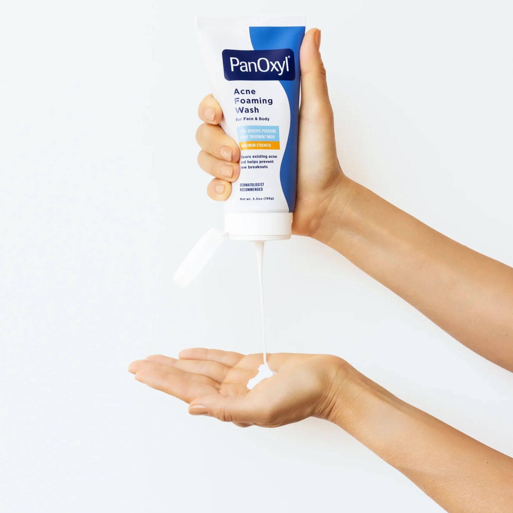 PanOxyl Acne Foaming Wash Benzoyl Peroxide 10% Maximum Strength 156gm