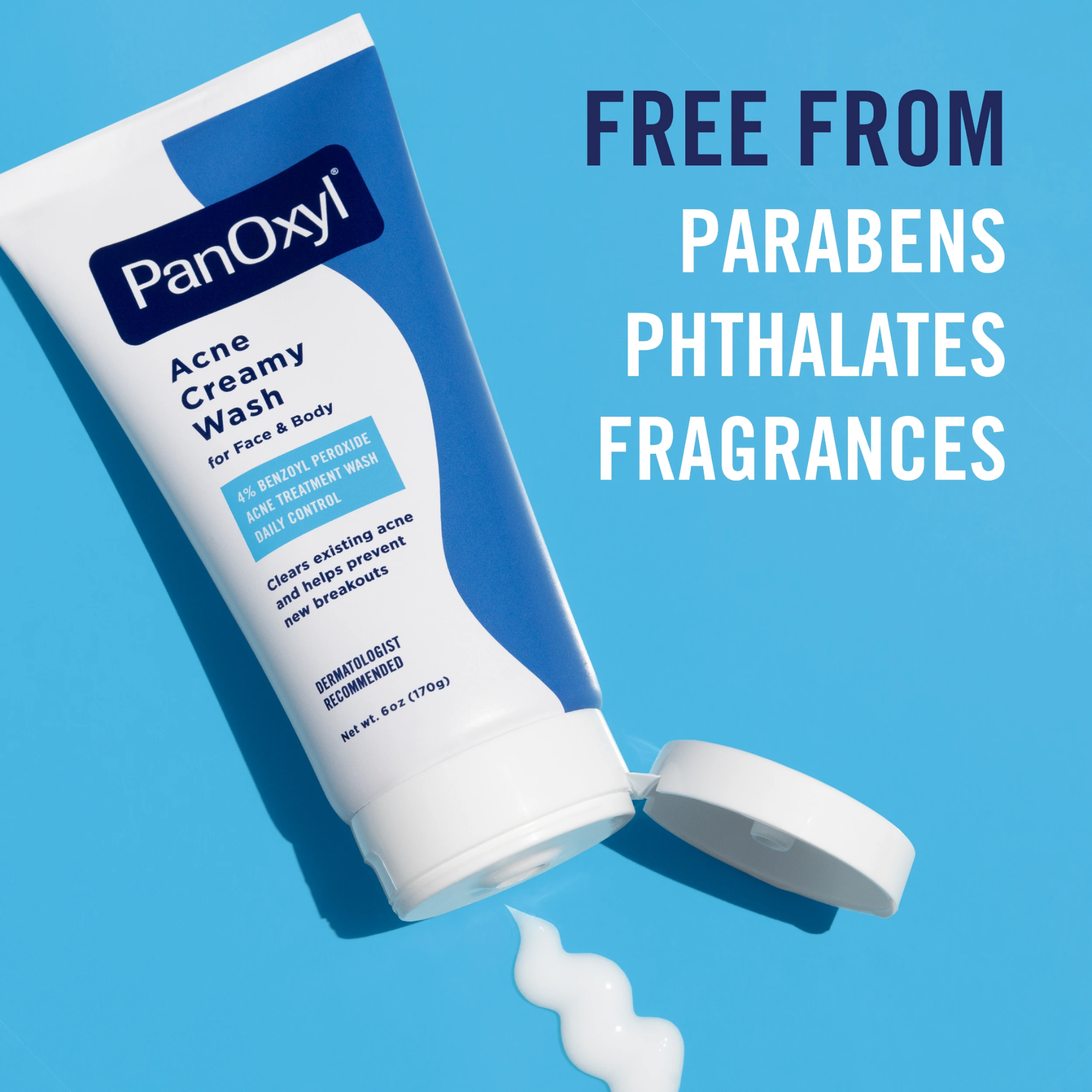 PanOxyl Acne Creamy Wash 4% Benzoyl Peroxide 170gm