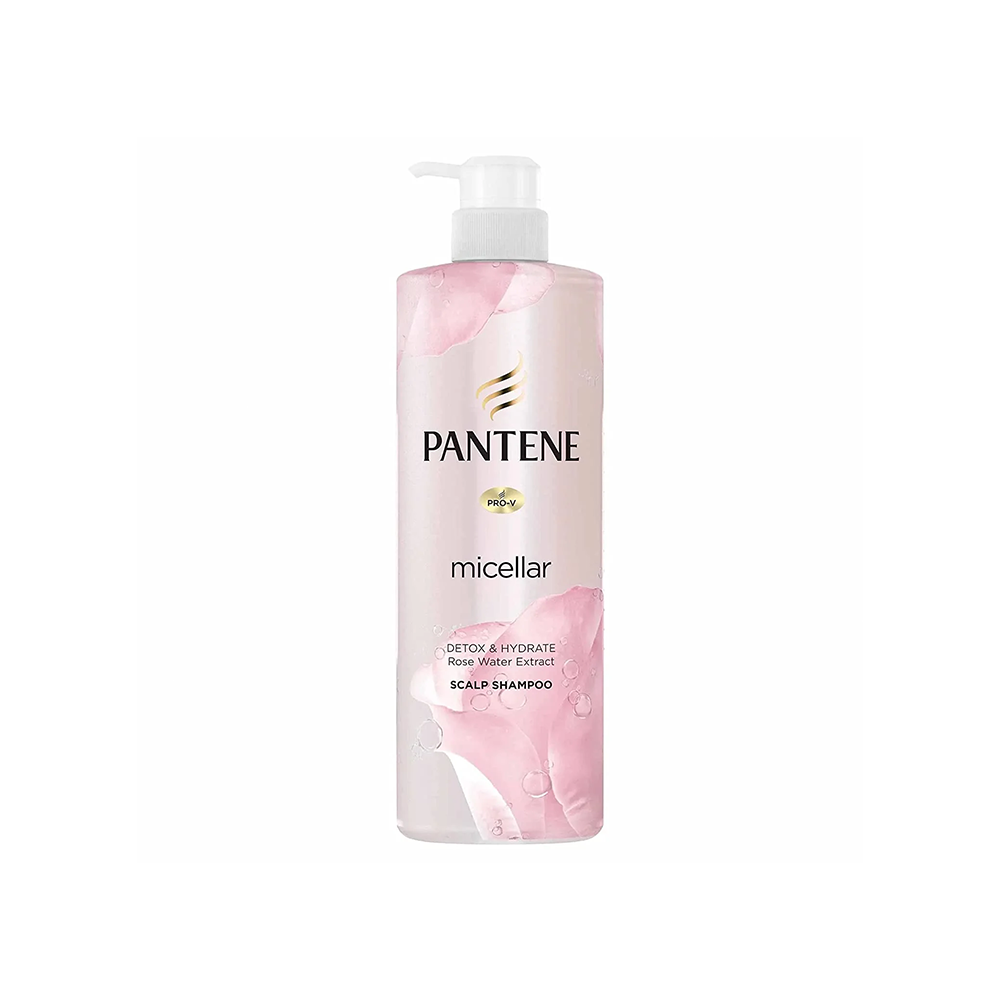 Pantene Micellar Detox & Hydrate Rose Water Extract Shampoo 530ml
