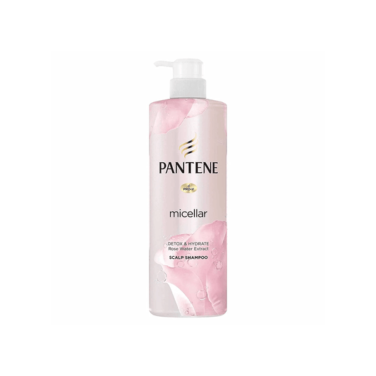 Pantene Micellar Detox & Hydrate Rose Water Extract Shampoo 530ml - TheSkinFit