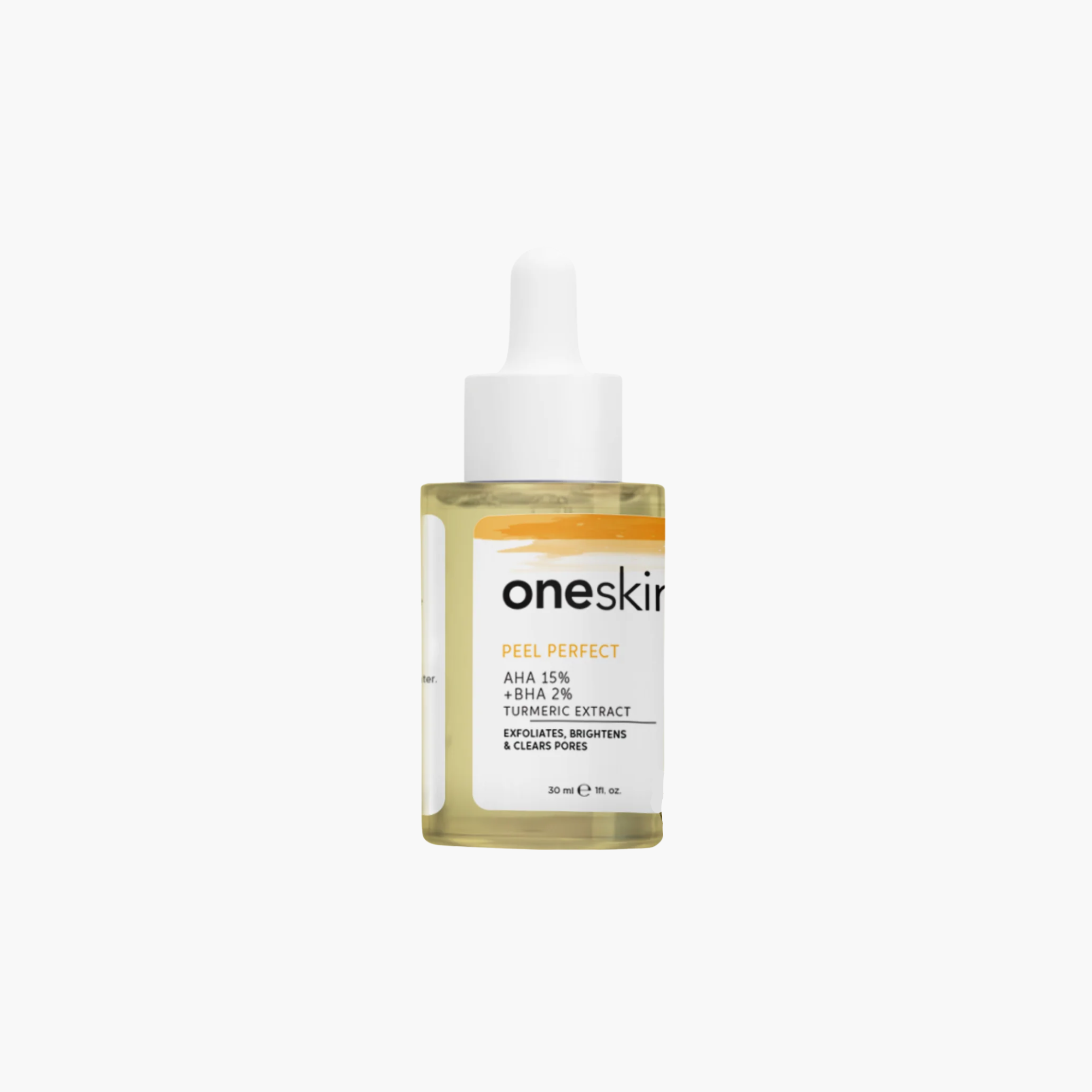 Oneskin Peel Perfect AHA 15% + BHA 2% Turmeric Extract Serum 30ml