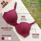 BLS Pero Wired And Padded Cotton Bra Skin 34C