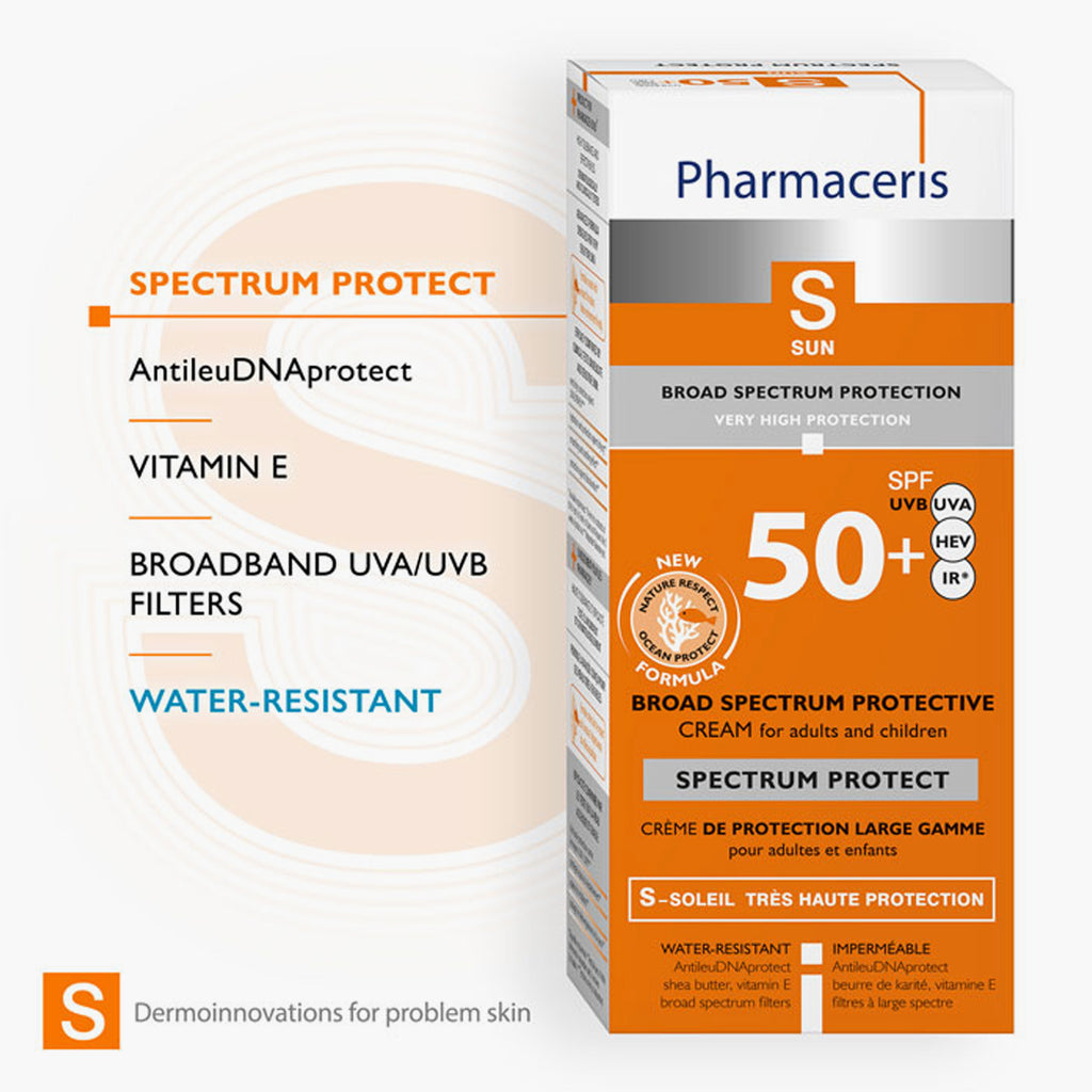 Pharmaceris S Broad Spectrum Protective Cream For Adults And Children SPF 50+ 50ml