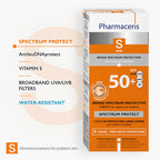 Pharmaceris S Broad Spectrum Protective Cream For Adults And Children SPF 50+ 50ml