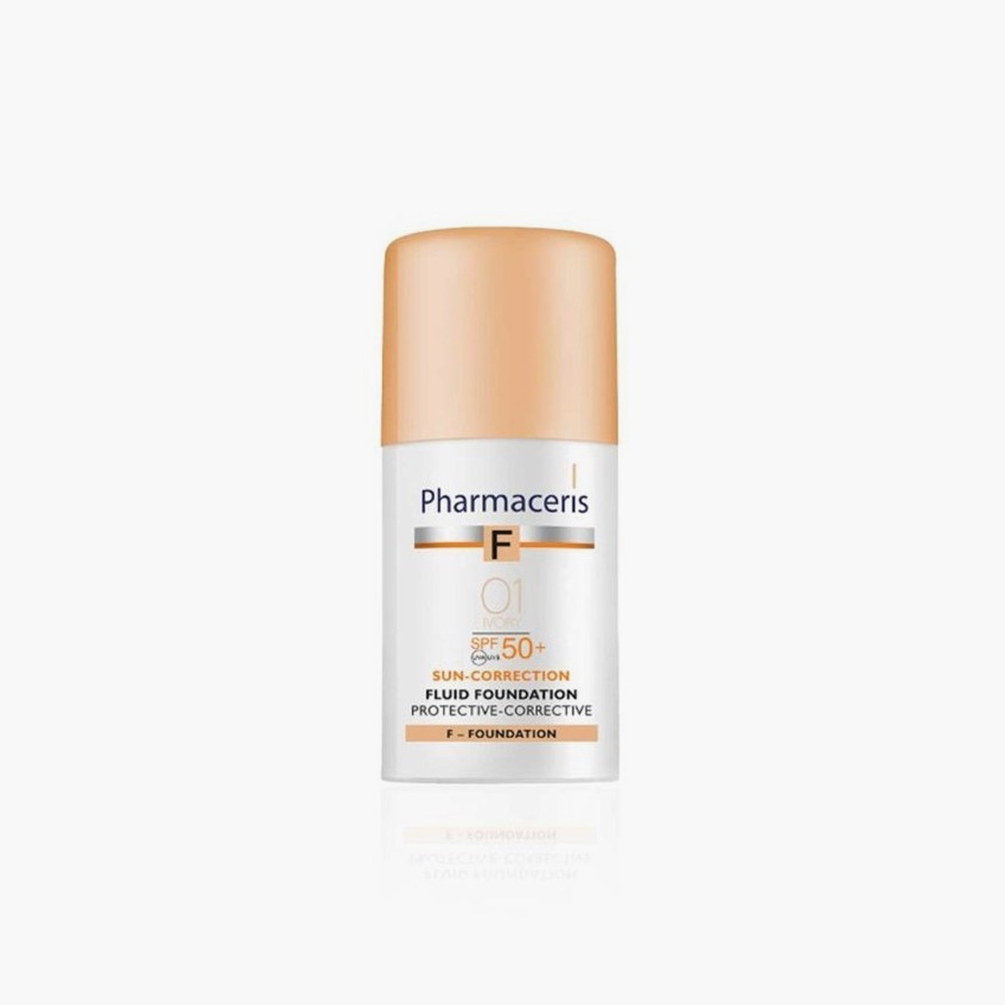 Pharmaceris Sun-Correction Fluid Foundation SPF 50+ 01 Ivory 30ml