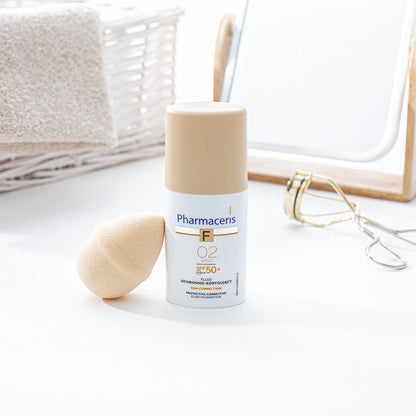 Pharmaceris Sun-Correction Fluid Foundation SPF 50+ 02 Sand 30ml