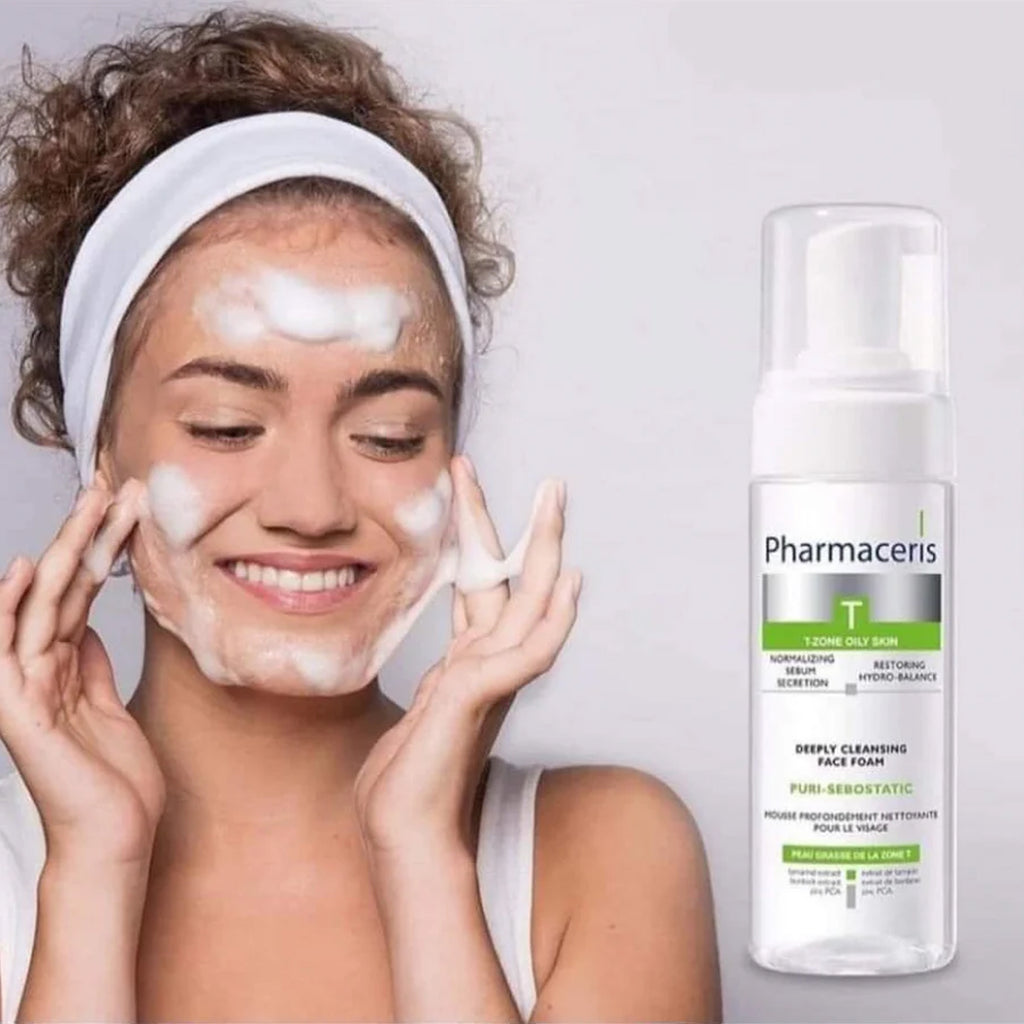 Pharmaceris T-Zone Oily Skin Deeply Cleansing Face Foam 150ml